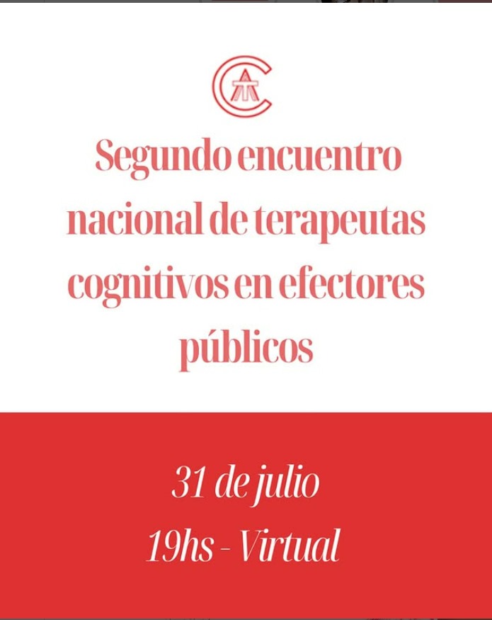 Encuentro Nacional de terapeutas cognitivos en efectores públicos